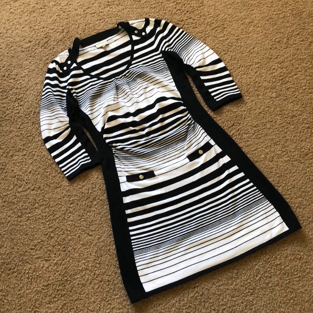 Karen Millen 3/4 sleeve sweater dress
